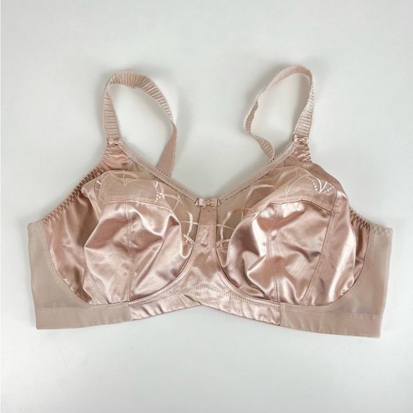 ELOMI Cate Soft Cup Wirefree Side Support Bra 40DDD UK 40E Wireless Plus Size - Picture 5 of 15